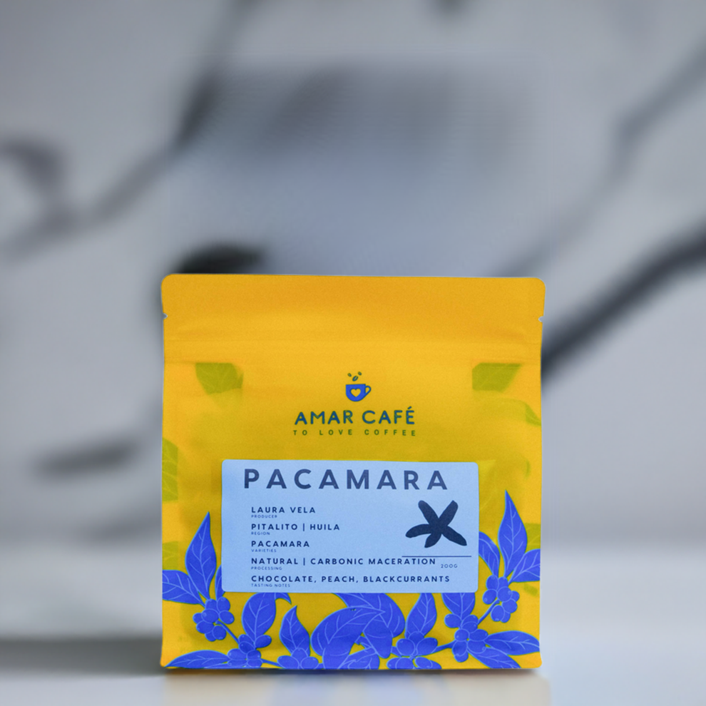 Cafe Pacamara Pacamara Natural | Washed-Colombian Specialty Coffee – Amar Cafe